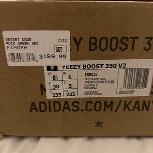 Adidas Yeezy Boost 350 V2 Gray and Orange